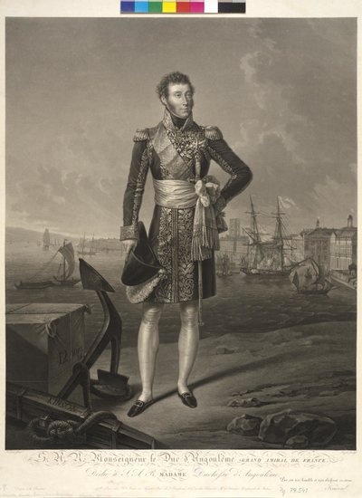 Delfino di Francia Luigi Antonio da Jean Pierre Marie Jazet