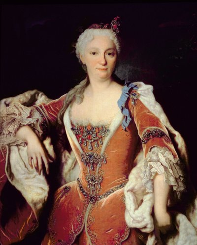 Ritratto di Elisabetta Farnese (1692-1766) seconda moglie di Filippo V di Spagna da Jean Ranc