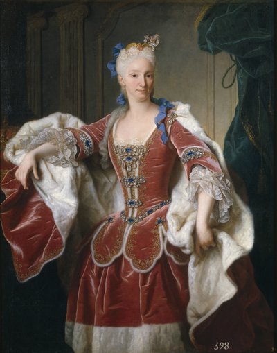 Ritratto di Elisabetta Farnese, regina consorte di Spagna, 1723 da Jean Ranc