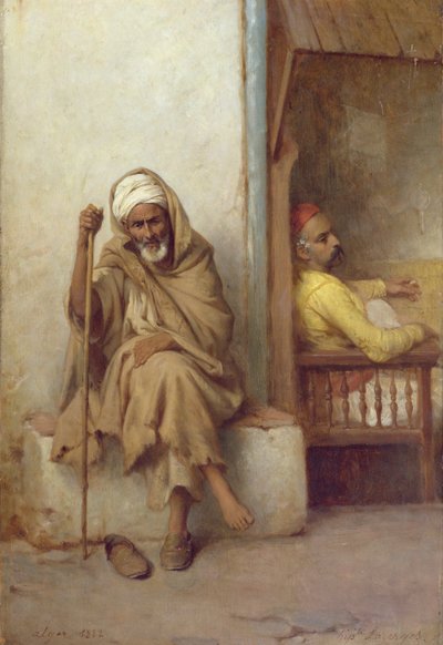 Uomini algerini a riposo da Jean Raymond Hippolyte Lazerges