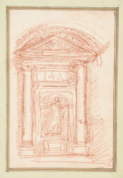 Nicchia con statua da Jean Robert Ango