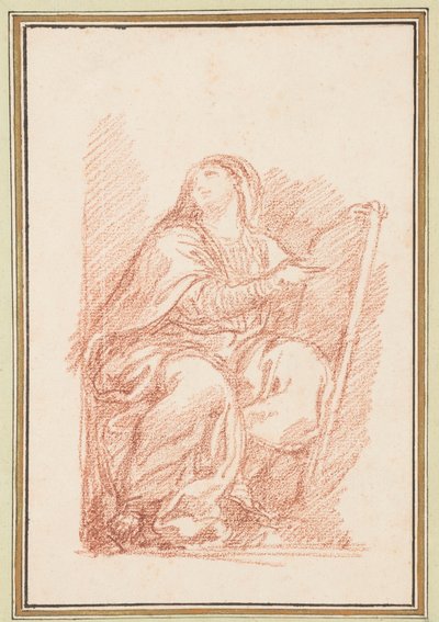 Figura Seduta con Tavoletta da Jean Robert Ango