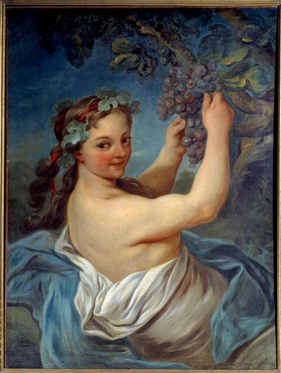 Baccante. Dipinto di Jean Simon Berthelemy (1743-1811) XIX secolo Laon, Museo delle Belle Arti da Jean Simon Berthelemy