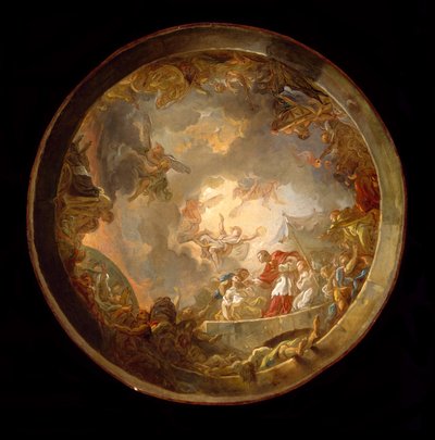San Carlo Borromeo che assiste le vittime della peste da Jean Simon Berthelemy