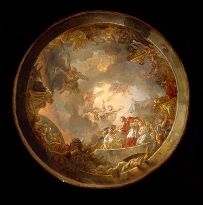 San Carlo Borromeo assiste le vittime della peste da Jean Simon Berthelemy