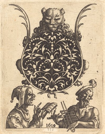 Disegno di gioielli con testa di leone da Jean Toutin