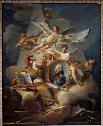 Ritratto allegorico di Louis Charles Auguste Fouquet, Duca di Belle Isle, maresciallo di Francia da Jean Valade