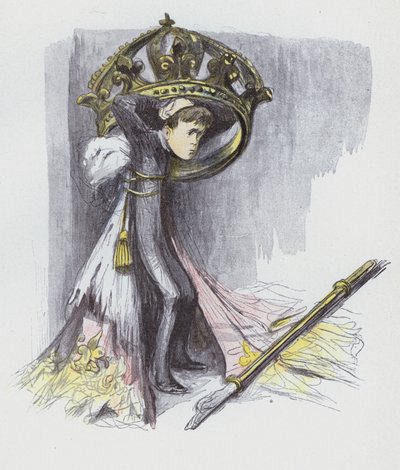 Alfonso il Piccolo, Re di Spagna da Jean Veber