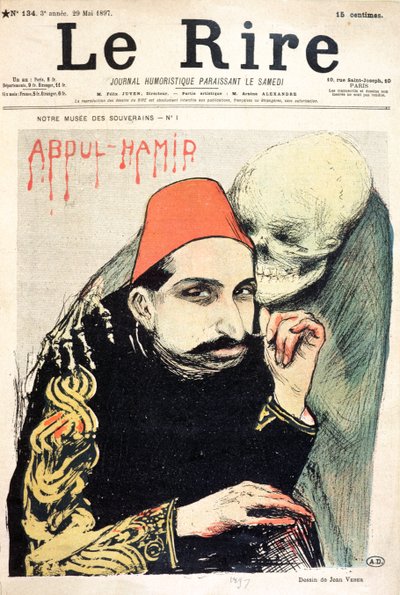 Caricatura di Abd al-Hamid II da 