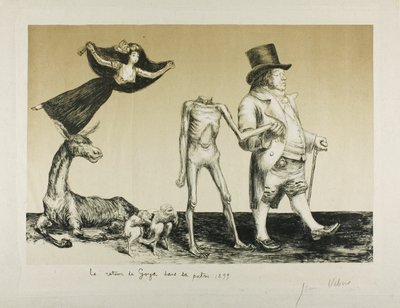 Il ritorno di Goya in patria da Jean Veber