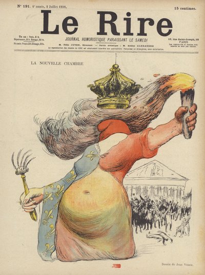 Illustrazione per Le Rire da Jean Veber