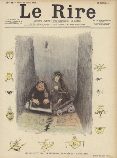 Illustrazione per Le Rire da Jean Veber