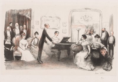 La sera borghese da Jean Veber