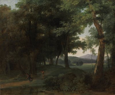 Una foresta con Apollo e Dafne da Jean Victor Bertin