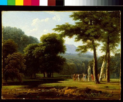 Paesaggio da Jean Victor Bertin