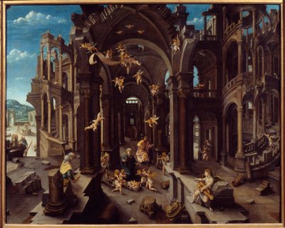 Adorazione dei pastori. Dipinto di Jean De Gourmont da Jean de Gourmont