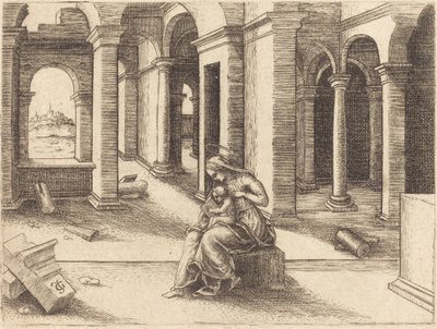 La Vergine e il Bambino da Jean de Gourmont I