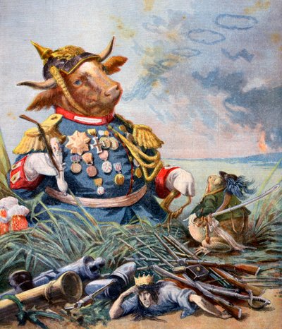 La Rana e il Bue, 1893 da Jean de la Fontaine