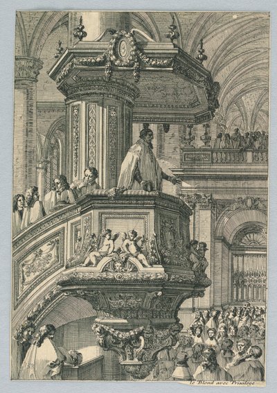Design per un Pulpito da Jean le Pautre