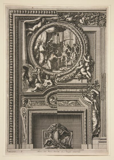 Grandi camini alla romana da Jean le Pautre