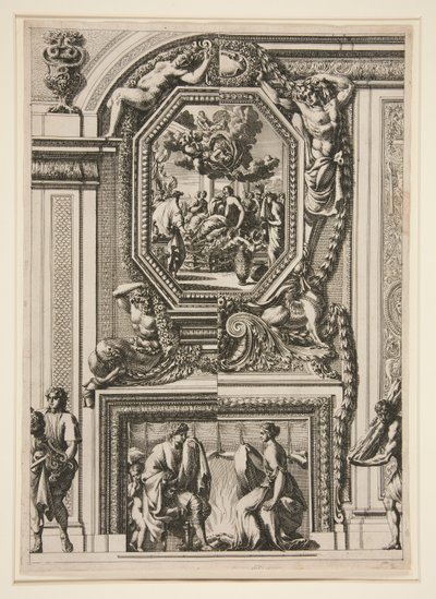 Grandi camini alla romana da Jean le Pautre