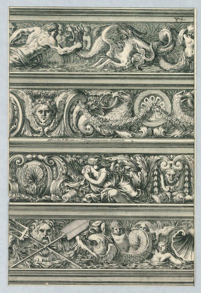 Tavola da Frises pour les architraves, cornices, et autres ornements d