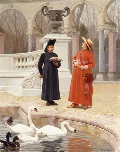 Un piatto di torte da Jean or Jehan Georges Vibert