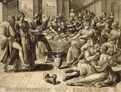 Cena da Jean or Johann Sadeler