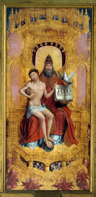 Polittico di Anchin: La Trinità da Jean the Elder Bellegambe