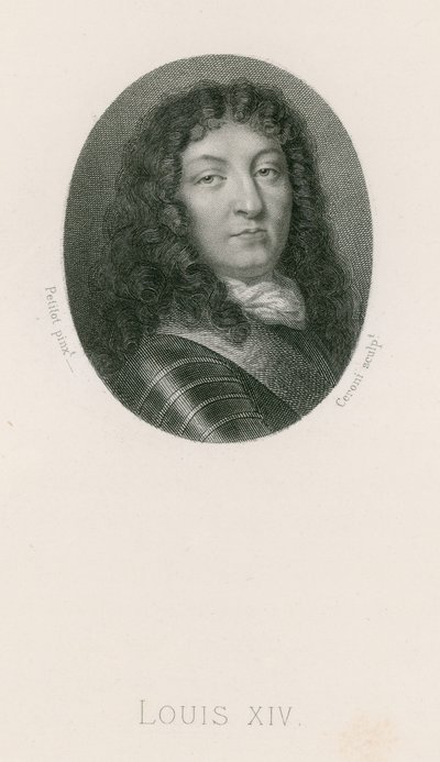 Re Luigi XIV da Jean the Elder Petitot