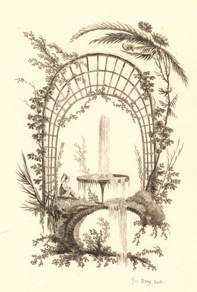 Fontana sotto pergola da Jeanne Deny