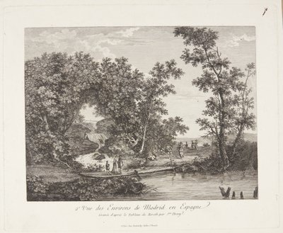 Veduta dei dintorni di Madrid (2e Vue des Environs de Madrid en Espagne) da Jeanne Deny