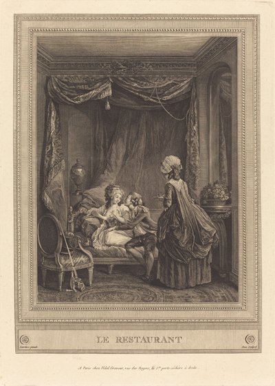 Il ristorante da Jeanne Deny or Martial Deny after Niclas Lafrensen II