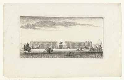 Vista su Place Louis XV a Parigi da Jeanne Françoise Ozanne