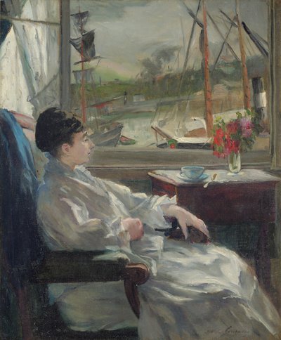 Ritratto di Eva Gonzalès da Jeanne Guérard Gonzalès