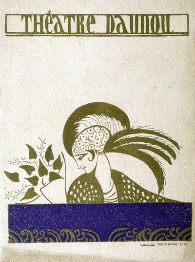 Programma del teatro Daunou a Parigi da Jeanne Lanvin