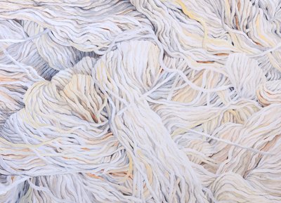 Bianco di lana, 2013 (gouache su carta) da Jeanne Maze