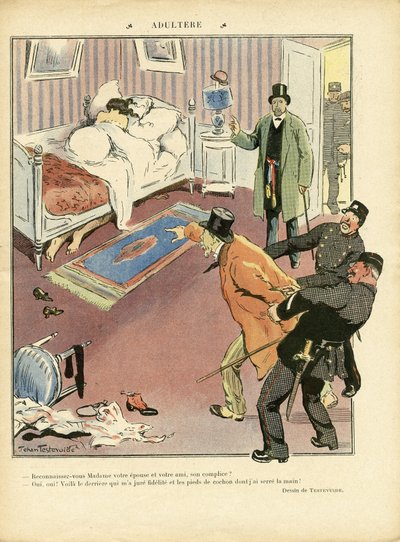 Illustrazione di Jehan Testevuide in Le Rire da Jehan Testevuide