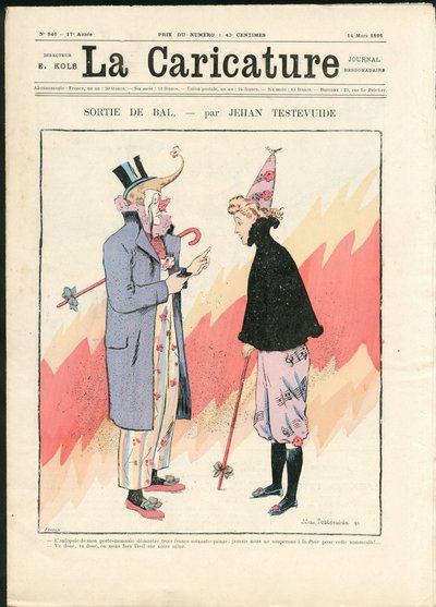La Caricatura (1880) da Jehan Testevuide