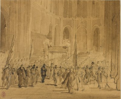 Incoronazione di un principe da Jehan Georges Vibert