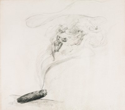 Nella Fumata da Jehan Georges Vibert