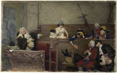 Processo a Pierrot da Jehan Georges Vibert