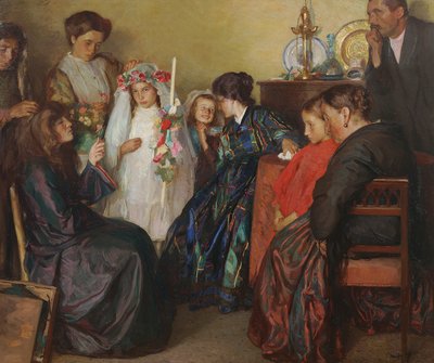 Preparazione per la festa da Jehudo Epstein