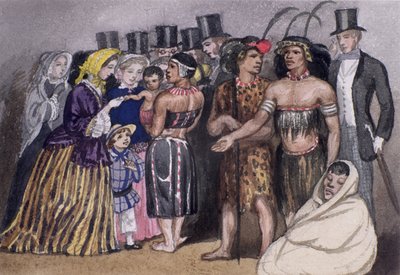 Incontro con gli Zulu a Londra, 1853 da Jemima Blackburn