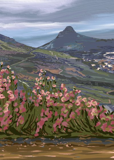 Fiori di montagna in uno scenario suggestivo da Jenna Alheit