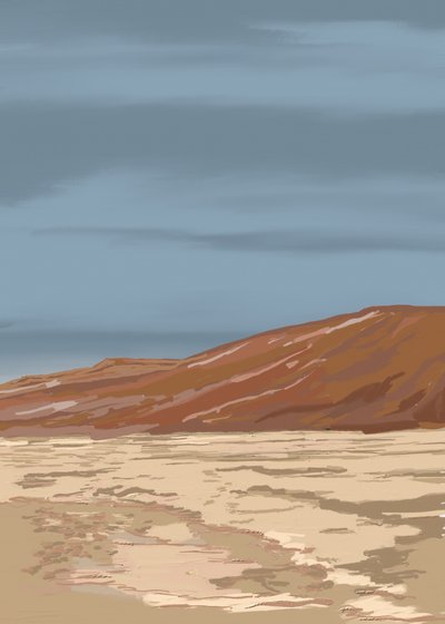 Paesaggio sereno del deserto da Jenna Alheit