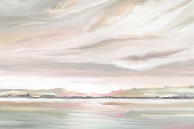 Paesaggio sereno dai colori pastello da Jenna Alheit
