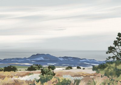 Vaste montagne desertiche da Jenna Alheit