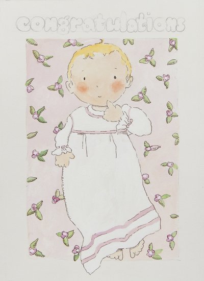 Nuova bambina (acquerello) da Jennifer Abbott