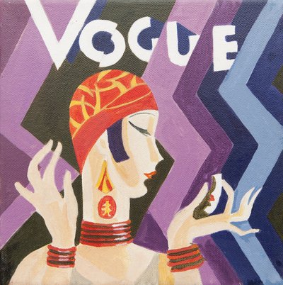Copertina di Vogue (acrilico) da Jennifer Abbott